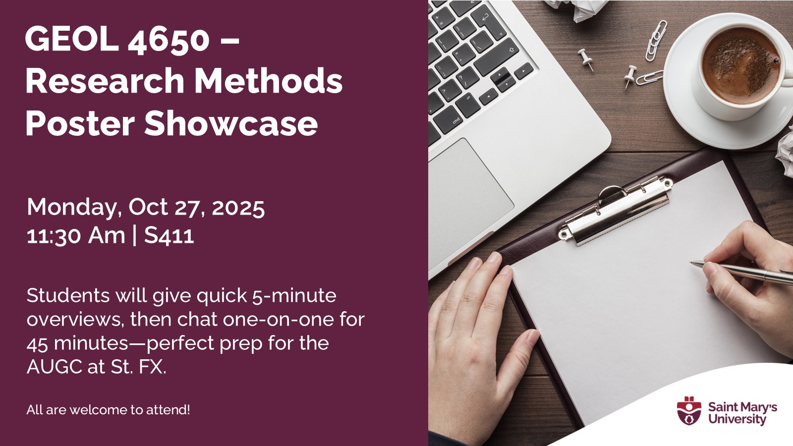 GEOL 4650 Poster Showcase