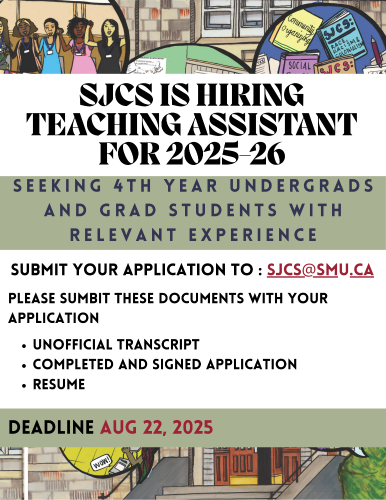 Advert for SJCS TA position